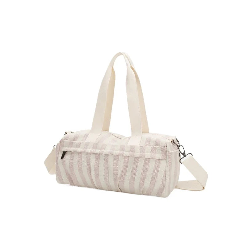 Women's Handbag Fashionable  Lightweight Women's Canvas  Bags with Checked Fabric Large Capacity for Single Shoulder Bag