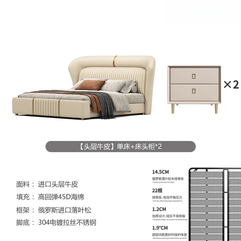 Adults Queen Size Bed Unique Modern Aesthetic White Queen Bed Storage Lounge Muebles Para El Hogar Bedroom Furniture Accessories