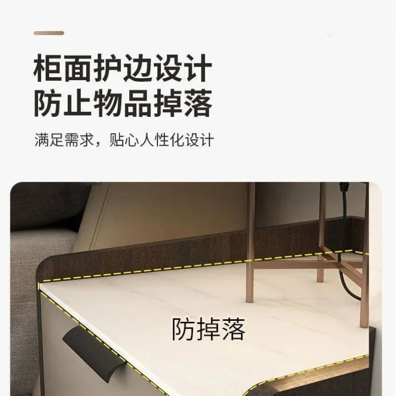 Modern Bedside Cabinet Night Tables Bedroom Bedside Table Storage Bed Side Table Chevet Nightstand Stand Bedsides Room Home