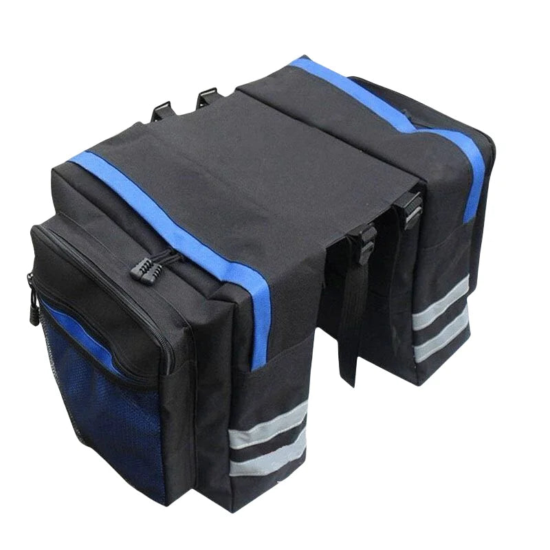 Bicycle transport bag rear luggage rack double-sided, rear seats are high and convenient in capacity, luggage bicycle bag