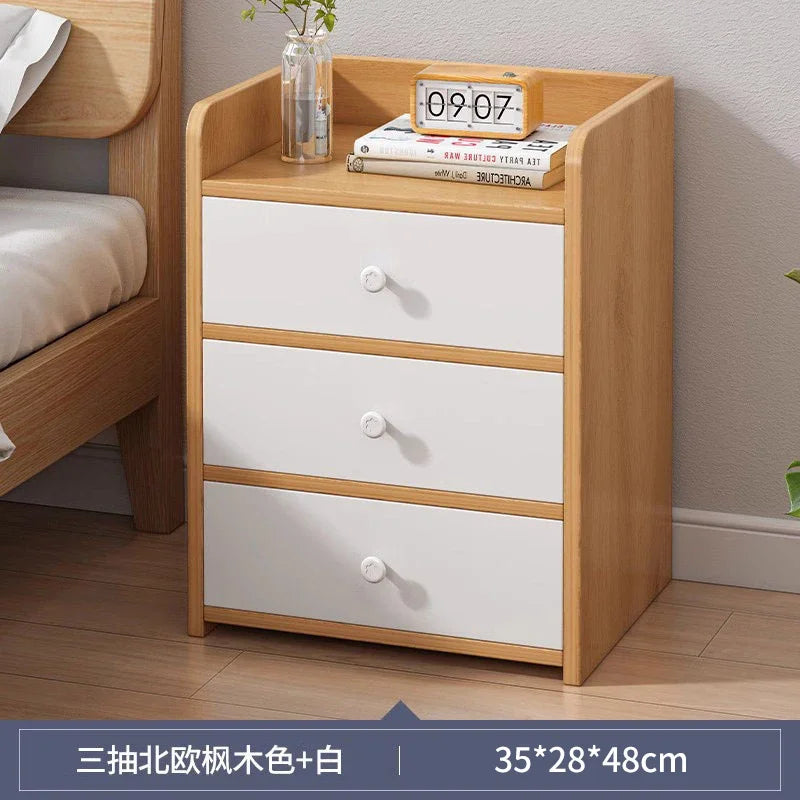 Cabinet Bedroom End Storage Bedside Table Locker Storage Comfotable Home Small Modern Mesitas De Noche Dormitorio Household