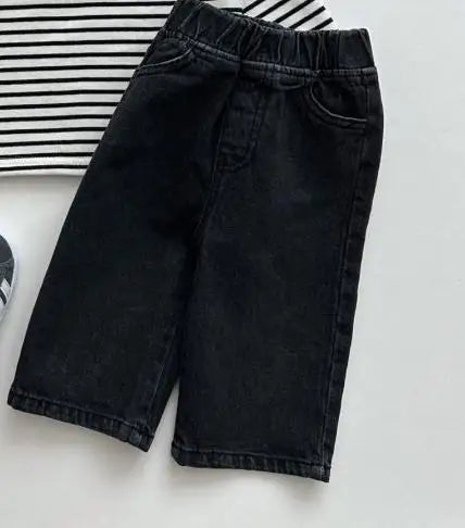 2025 Autumn New Baby Boy Denim Pants Children Casual Pants Infant Girls Jeans Toddler Trousers Fashion Kids Baby Clothes