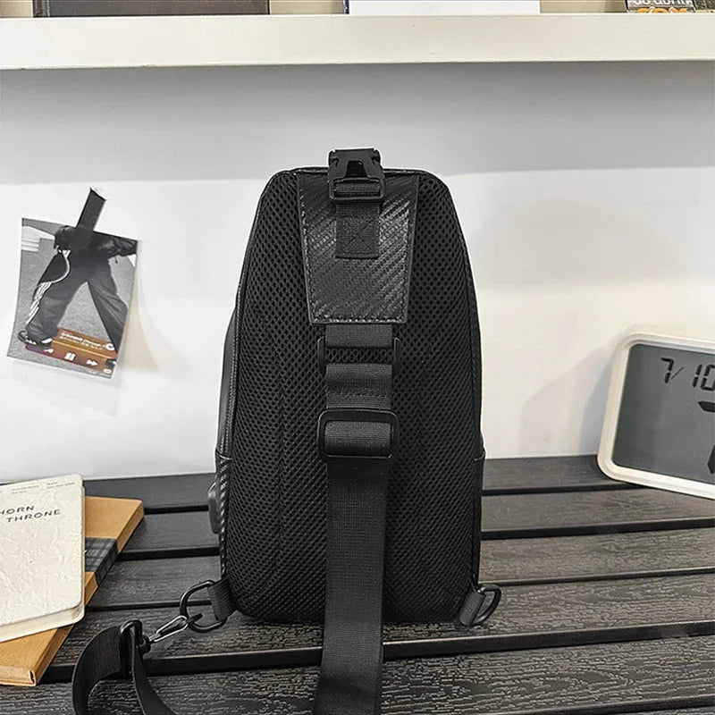 Men's Waterproof Shoulder Bag Simple Business Travel Fashion Bag Fashion Leisure Sports Backpack Outdoor Hiking Bag