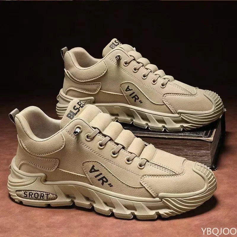 Men's Fashion Walking Shoes 2025 Spring New Outdoor Men's Sports Shoes Breathable Casual Shoes Comfortable and Lightweight