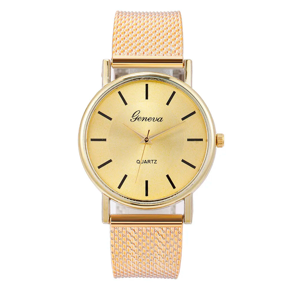 Women Watches Luxury Fashion Mesh Belt Watch For Ladies Elegant Bracelet Waterproof Quartz Wristwatch Top Clock Lover Watch