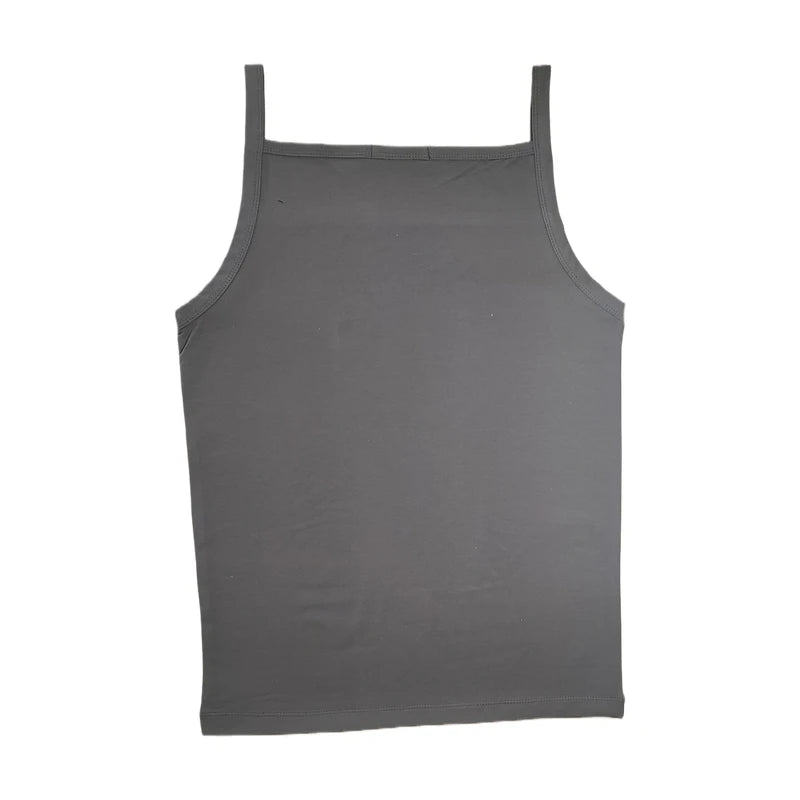 Men's wear sexy men underwear diy Male spaghetti strap low neck tight-fitting vest 100% cotton  t-shirt summer men's clothing