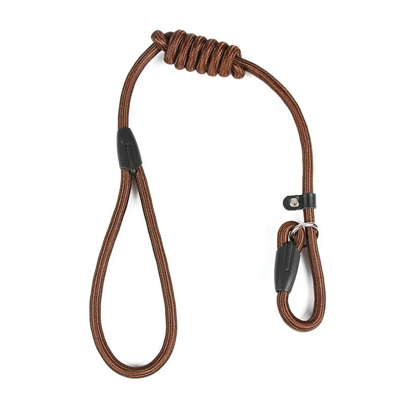 Dog Leash Slip Chains Collar Leads Strong Heavy Duty Nylon Rope No Pull Pet Training Leash for Small Dogs Puppy Traction Rope