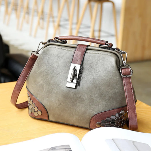Women's Shoulder Bag Women's Handbag Fashion Purse Vintage Leather Bag Large Capacity Handbag Inclined Shoulder Bag Mom's Bag