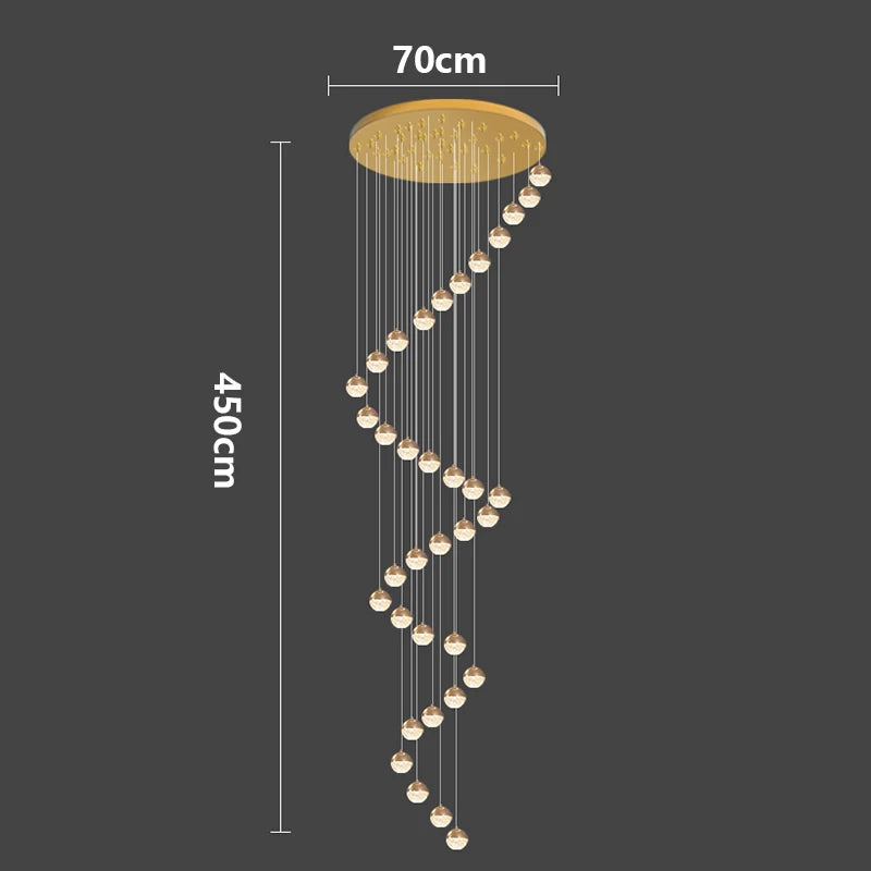 Modern home decor led lights pendant light lamps forstaircase Chandeliers for living room hanging light indoor lighting