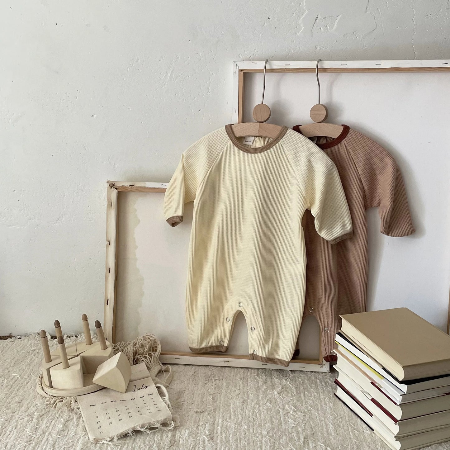 Kids Baby Boy Girl Clothes Spring Autumn Long Sleeve Bodysuit Short Feet Romper Cotton Basic Newborn Babygrow Jumpsuit Outfit