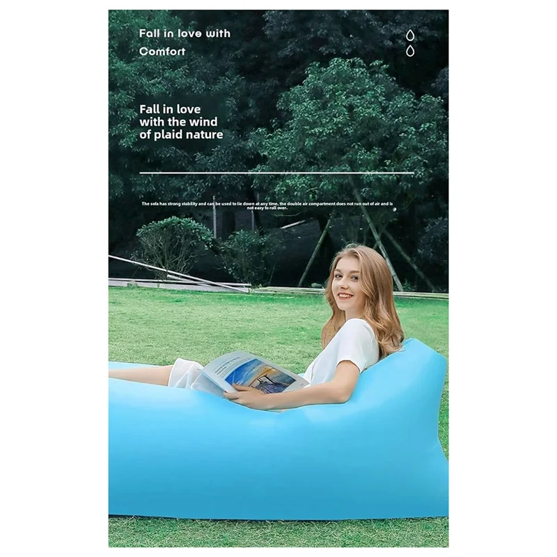 A02F-Inflatable Sofa - Easy To Install, Portable, Waterproof And Leak-Proof Design, Ideal Sofa For Backyard Beach