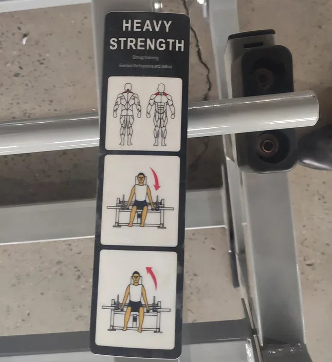 Gym Fitness Equipment Machines Plate-loaded Seated/standing Shrug