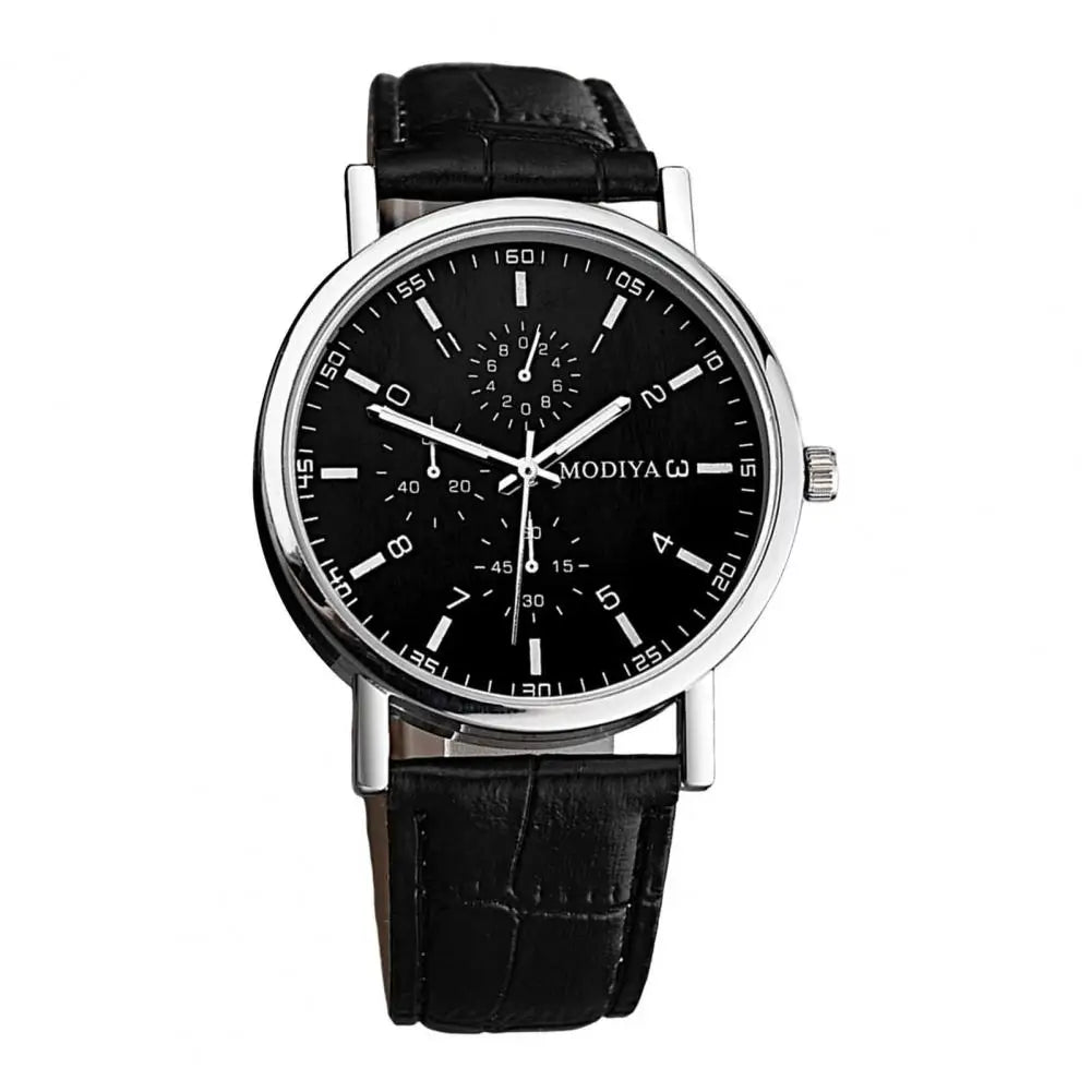 Men Watches Chronograph Casual Men Analog Watch Quartz Watch Classic Men Timepiece Belt Strap Wristwatch Gift