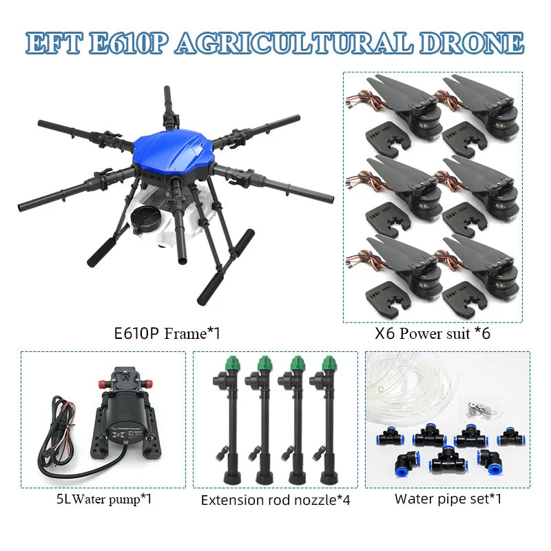 High quality  E416P16kg payload drone AgriculturalDroneProtectionDrone 16L AgricultureElectricSpraying UAV Sprayer dropshipping
