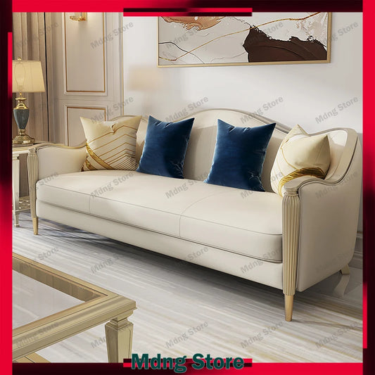 Classic Waterprof Sofa Designer Adults Romantic Cushion Sofa Elegant Living Room Muebles Para Habitacion Home Accessories