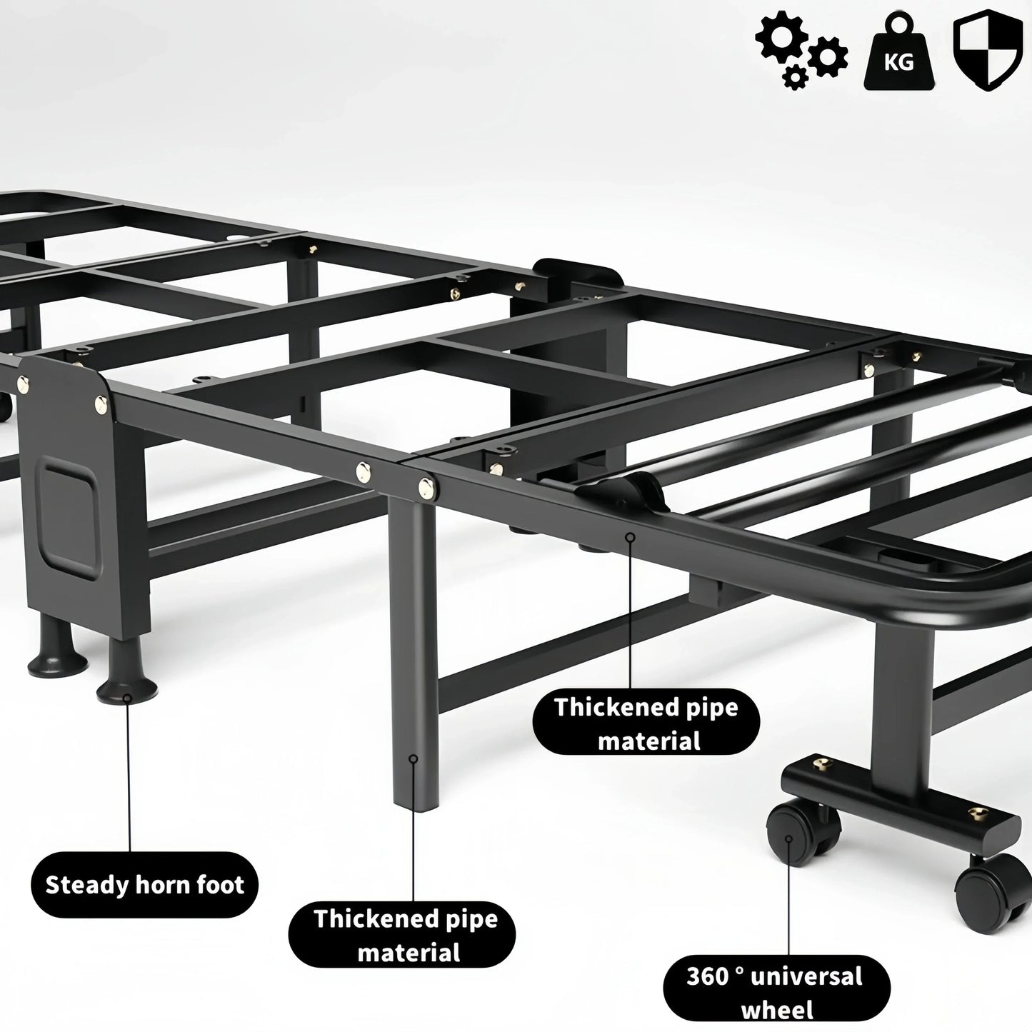 Inflatable Bed Sleeping Family Simple Folding Hospital Single Horizontal Beds Elevated Space Saving People Mueble Cama Portable