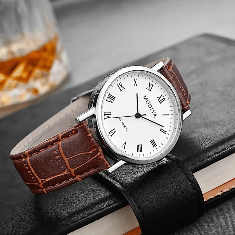 Men Watches Chronograph Casual Men Analog Watch Quartz Watch Classic Men Timepiece Belt Strap Wristwatch Gift