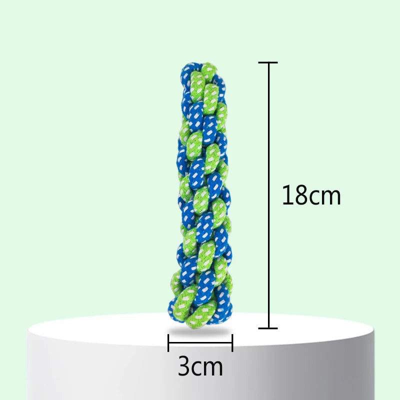 Pet Interactive Cotton Rope Mini Dog Toys Teeth Grinding Cleaning Chewing Puppy Toys Dog Training Toys Pet Supplies