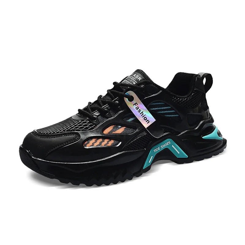 Men's Shoes Summer Low-top Leisure Comfortable Breathable Light Outdoor Jogging Walking Tennis Shoes Tenis Masculino