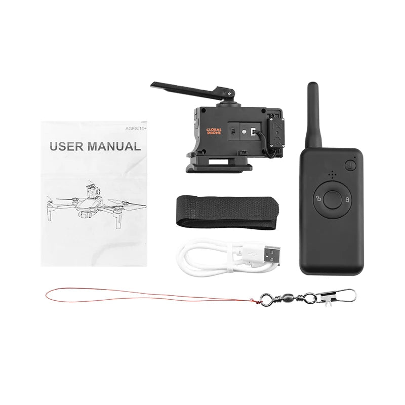 Drone Dropping System Payload Delivery Thrower Air Dropper Device for DJI Mini 3 Pro Mavic Air 2/2S FIMI X8 Mavic 3 Drone