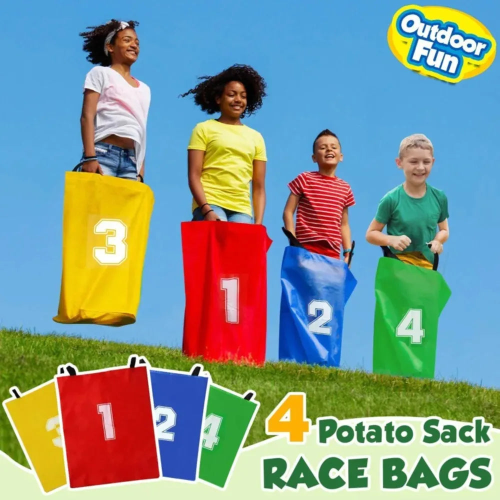 Outdoor Kangaroo Jumping Bags Sack Games for Kids, Parent-Child Interactive Sports Toys, Preschool Physical Training Equipment