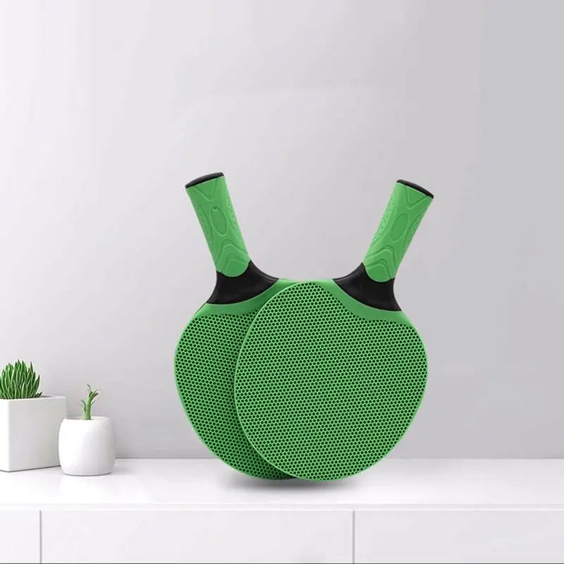 Table Tennis Racket Table Tennis Racket With Rubber Grip Racquet Game Table Tennis Bat for Indoor Outdoor Game ﻿