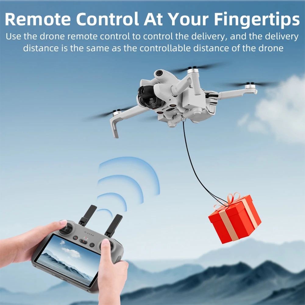Air Drop Servo Fishing Wedding Drone Air Drop Device Drone Air Drop Thrower System for DJI Mini 4 Pro Drone Accessories