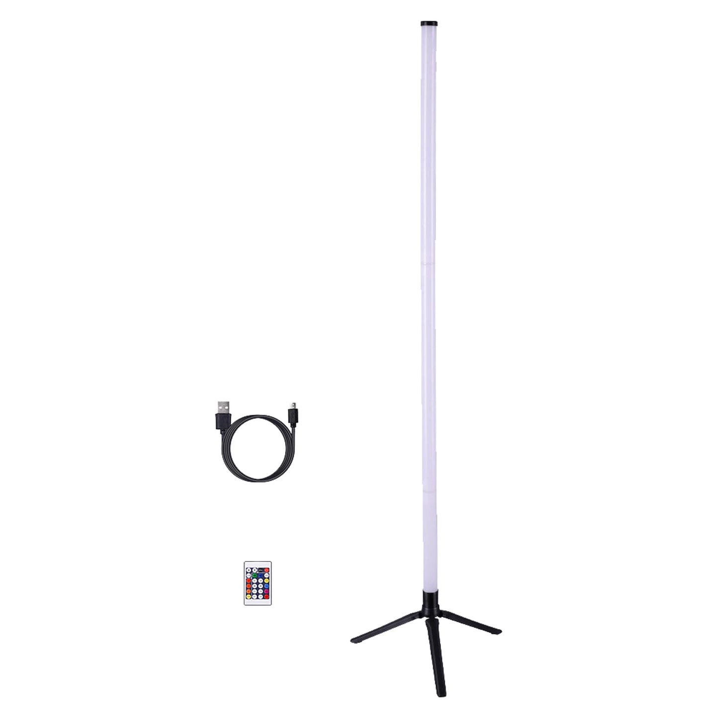 Living room Dimmable RGB Corner Floor Lamps 120cm Bracket LED Mood Lamps Bedroom Scandinavian Home Decorative Indoor Lighting