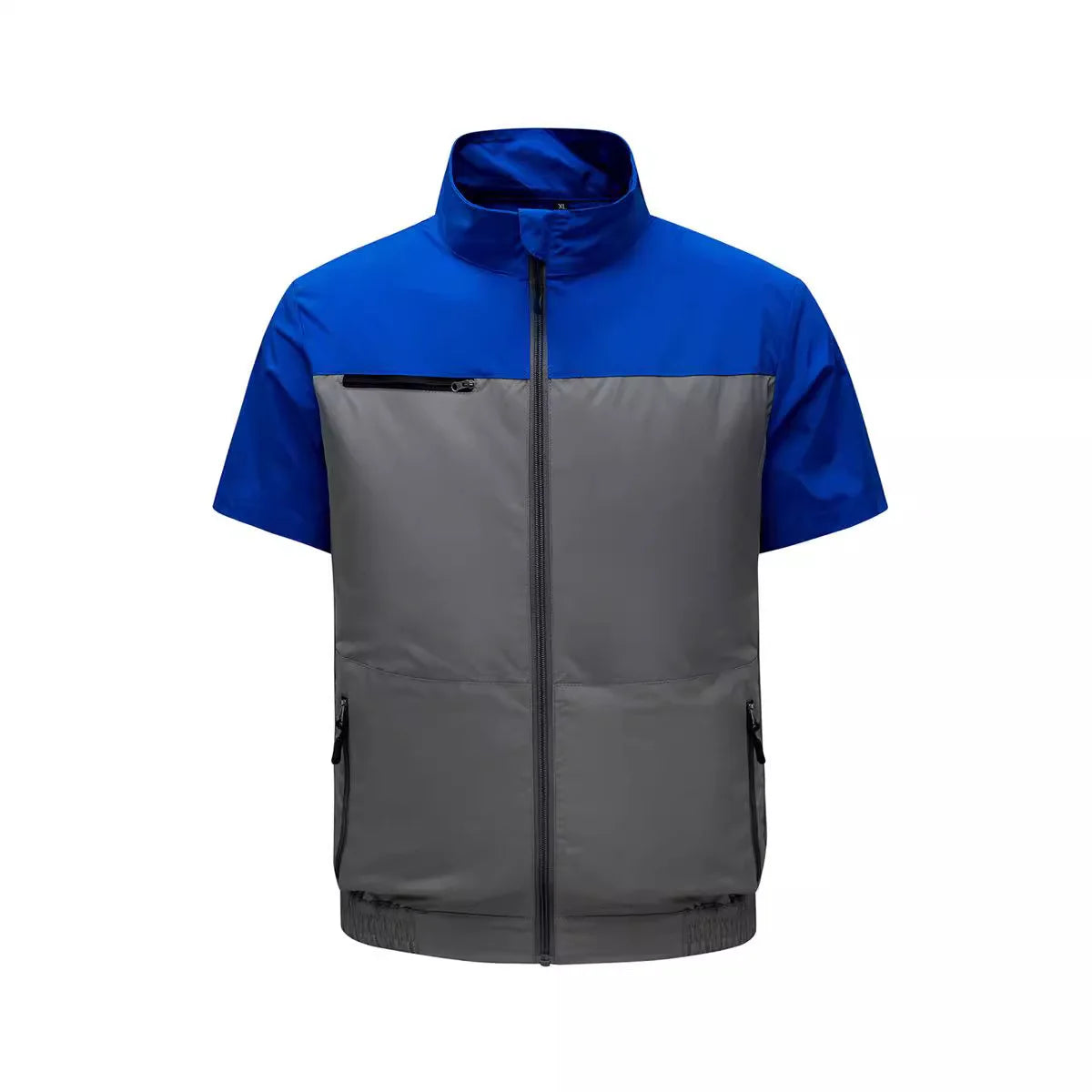 Heat-proof and Cooling Air-conditioning Clothing for Men and Women, Comfortable Short-sleeved Jacket with Retractable