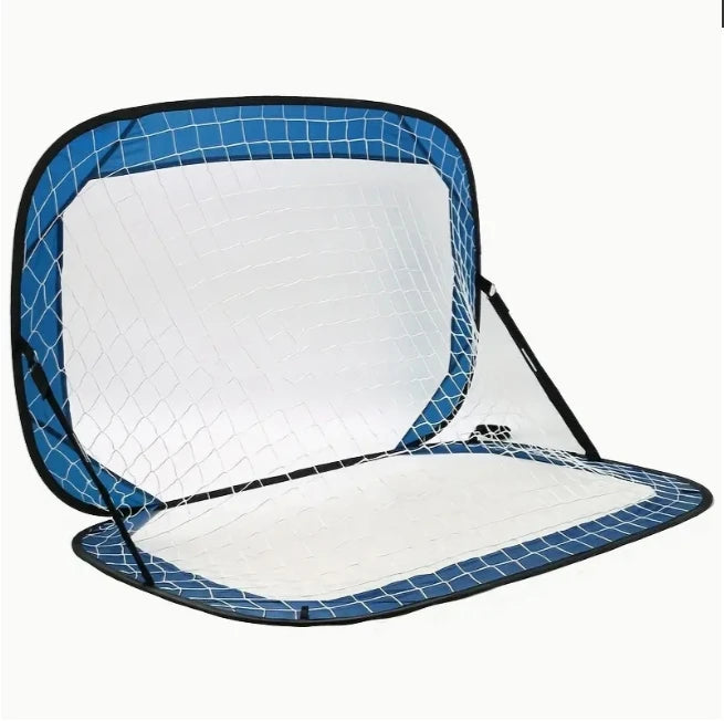 1-Set Portable Soccer Goal Indoor and Outdoor Training - Complete Beach Soccer Net and Football Training Equipment