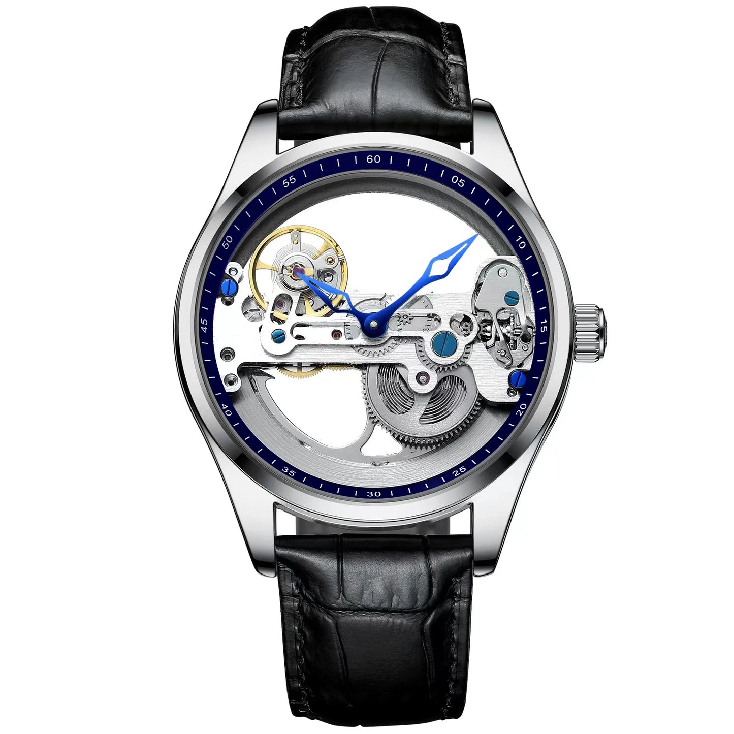 New men's watch with fashionable design, novel, unique, simple, atmospheric, versatile, handsome, trendy men's mechanical watch