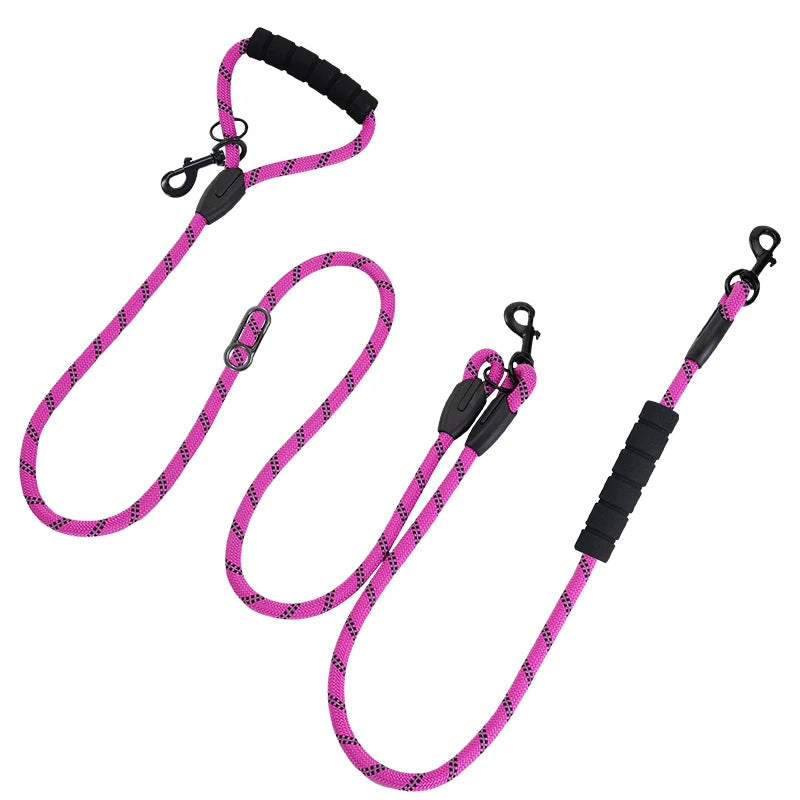 Pet Sling Rope Dog Leash 7.8ft Long with Padded Handle,Heavy Duty,for Control Safety Training | Leashes for Large Dogs or Medium