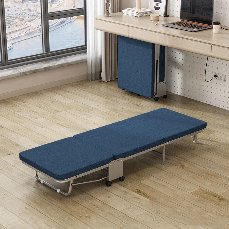 GUIG's New Tri-fold Office Rollaway Bed Single Bed Attendant Bed Siesta Bed Nap Bed Camp Bed Hard Board Bed Hot
