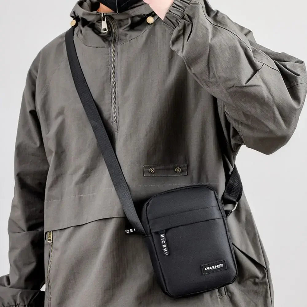 Multi-Function Men's Bag High Quality Nylon Man Messenger Bag Crossbody Bags Fashion Casual Men's Small Bag Handbag Shoulder