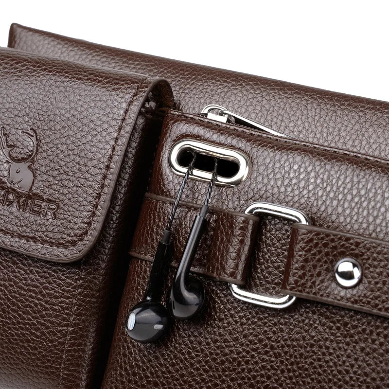 Crossbody Bag Mens Bags Multifunctional Fanny Packs for Men Waist Pack Hip Sack Man Belt Pouch Men's Male Luggage