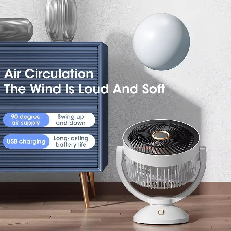 Multifunctional Electric Fan Circulator Wireless Portable Home Quiet Ventilator Desktop Wall Ceiling Fan Air Cooler