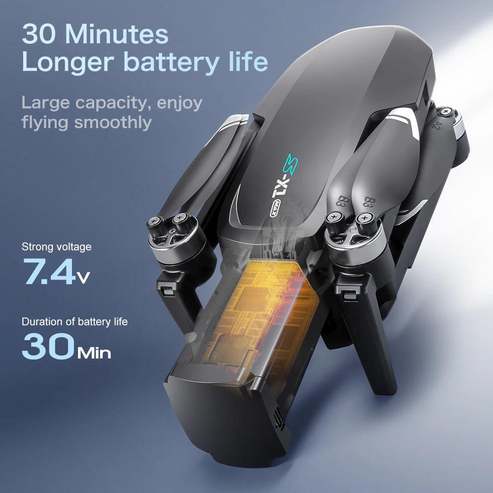 Professional Drone High-Definition Aerial Photography Aircraft Gps Positioning Drone Quadcopter Remote Control Aircraft Toy Gift