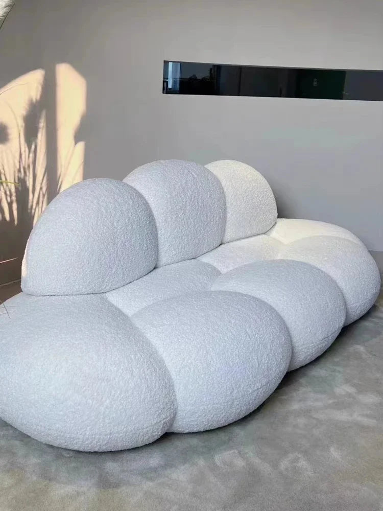 Garden Kawaii Sofa Seat Design Minimalista Anti Slip Cover Sofa Seat Outdoor Clear Cloud Living Room House Furniture