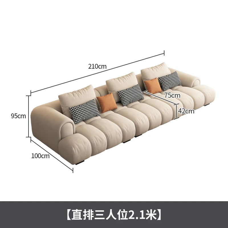 Purpose Double Size Living Room Sofas Modern Style Luxury Recliner Sofas L Shape Minimalist Divano Letto Matrimoniale Furniture