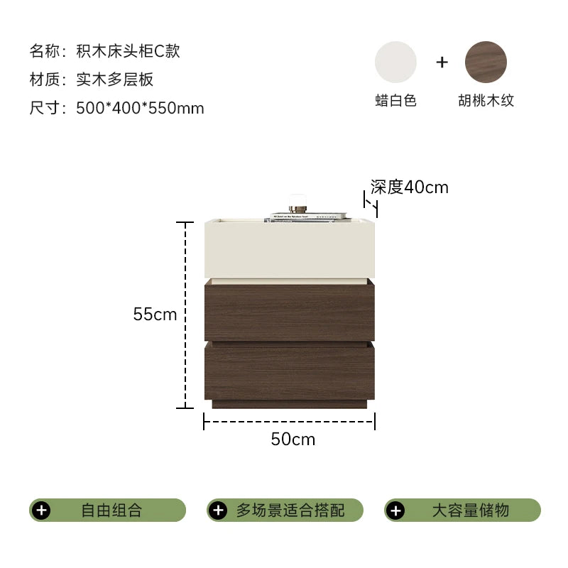 Storage Night Table Aesthetic Minimalist Modern Bedside Table Luxury Mesitas De Noche Para El Dormitorio Bedrooms Furniture