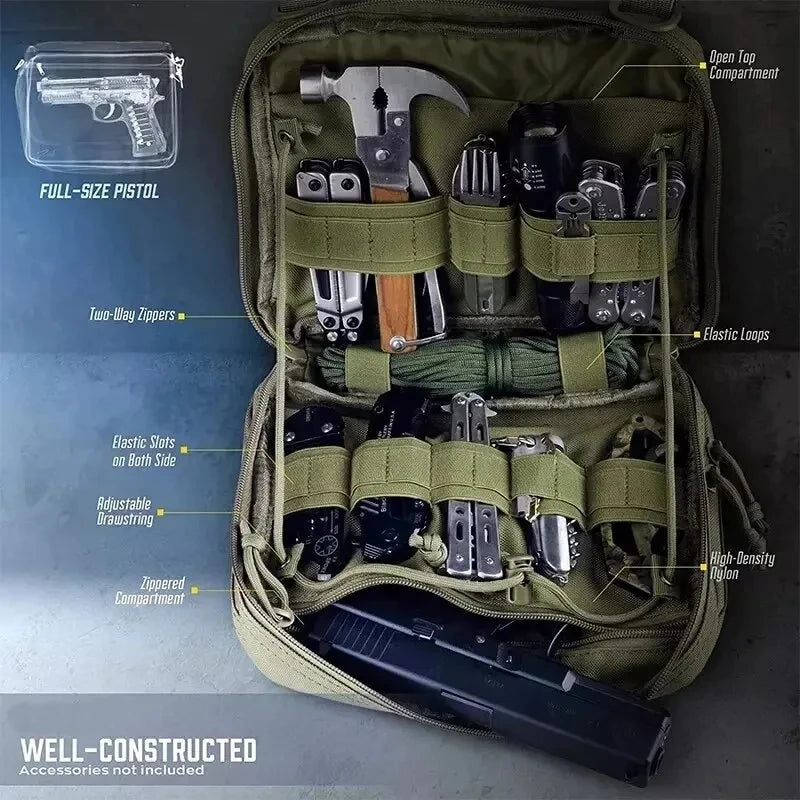 Men Tactical Bag Outdoor Travel Fuctional Tool Bag Gym Travel Collection Tool Bags Big Capacity Men Military Bags