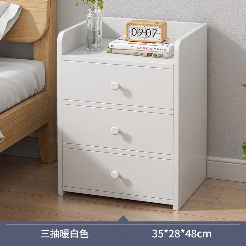 Cabinet Bedroom End Storage Bedside Table Locker Storage Comfotable Home Small Modern Mesitas De Noche Dormitorio Household