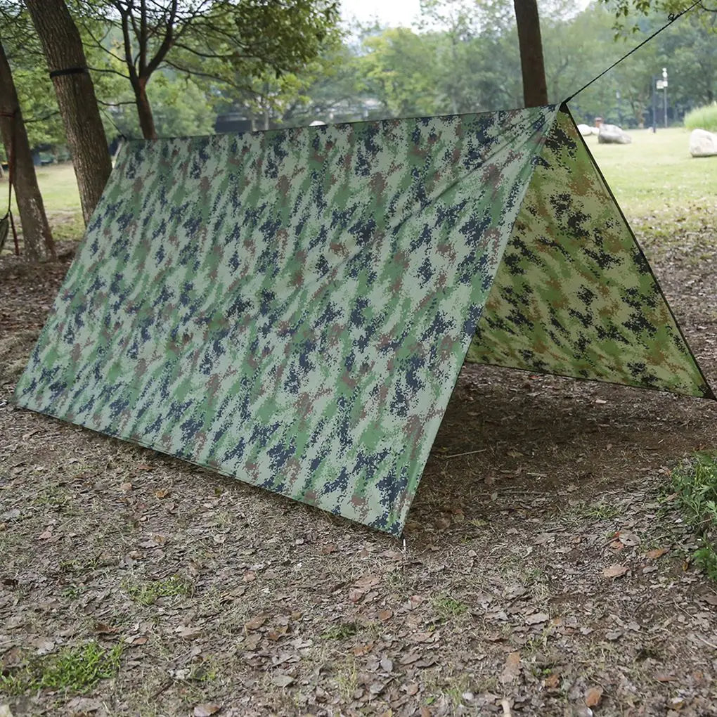Waterproof Tent Tarp Ultralight Travel Canopy Sunshade Floor Mat Resistant Pad Shade Sail Swimming Garden Hiking Using