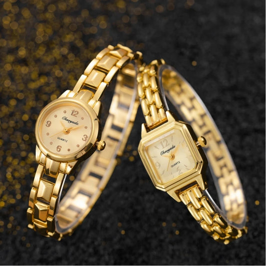 New Fashion Women Watches Set Luxury Gold Women's Quartz Bracelet Wristwatch Elegant Ladies Watch Female Clock Gift Reloj Mujer