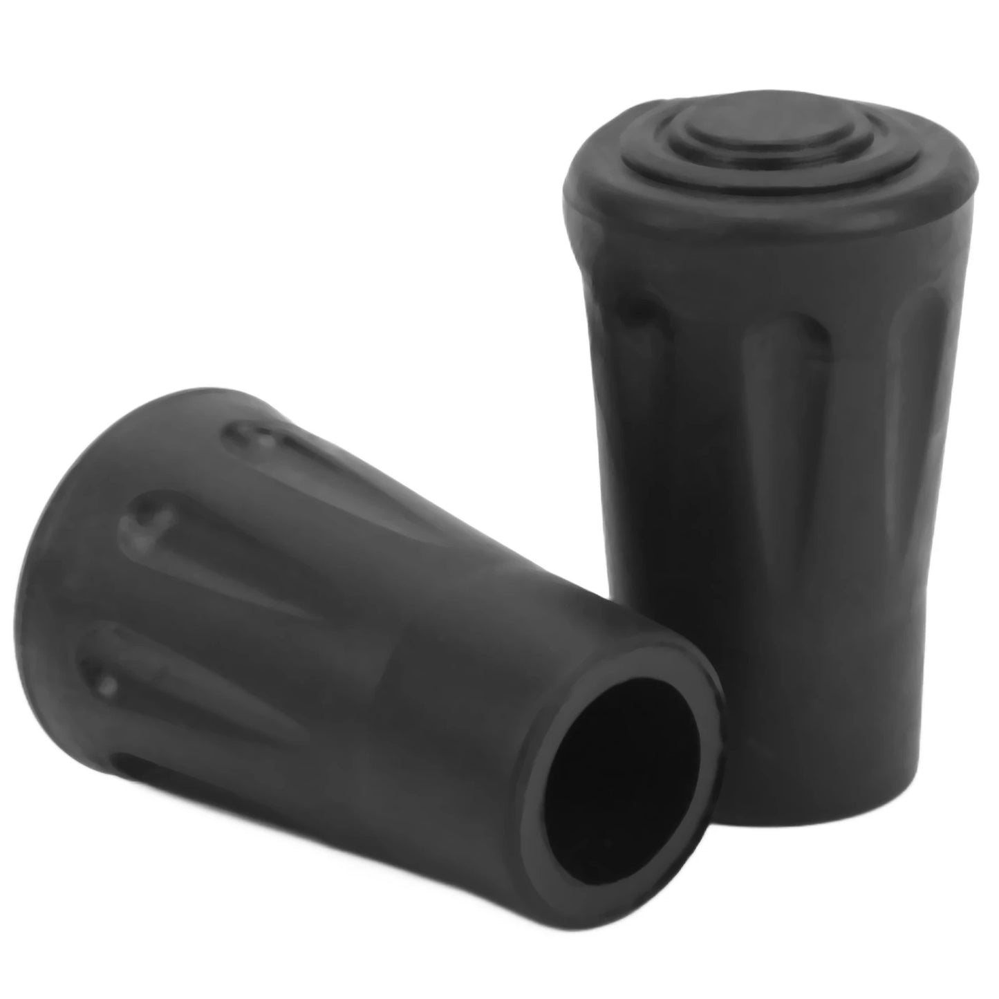 4PCS Trekking Pole Tip Rubber Protective Cover with Built-in Metal Gasket Prevent Puncture Durable for Hole Diameter 12MM