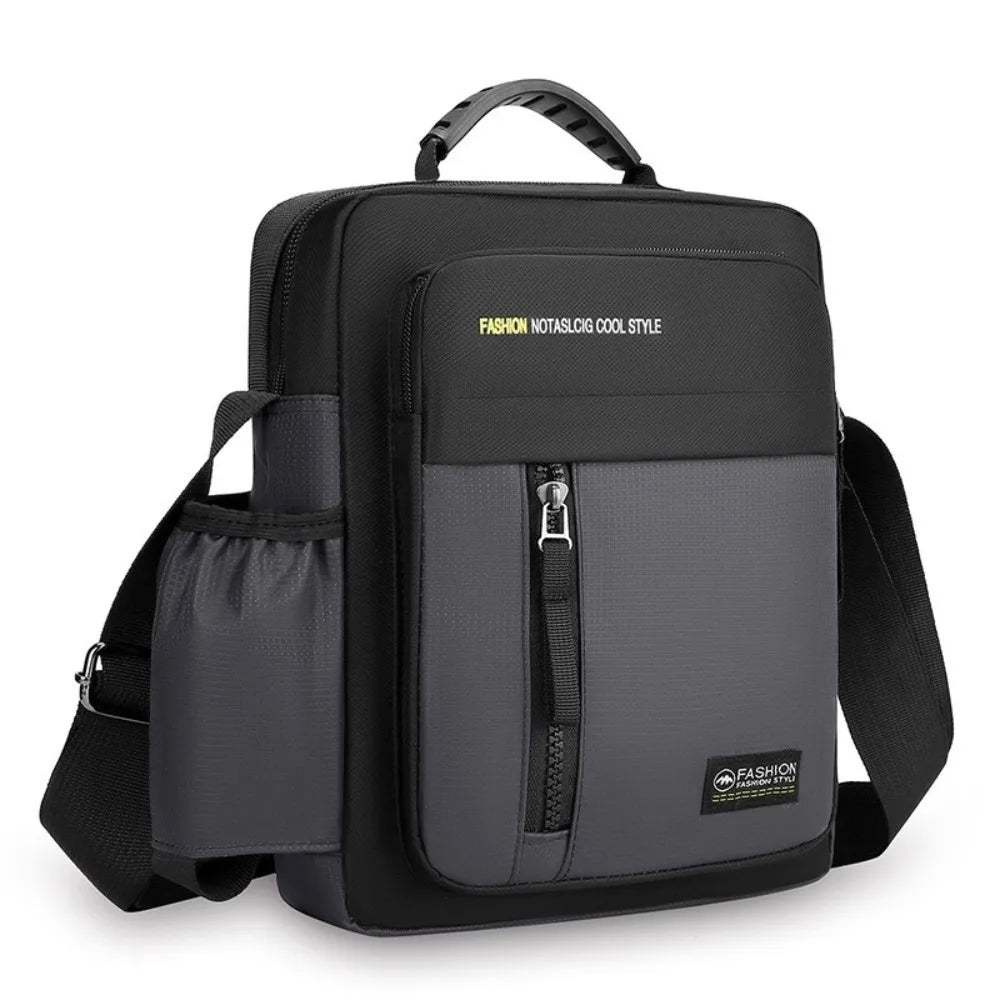 Men's Single-shoulder Bag, Crossbody Bag, Business Trend, Black Casual Messenger Bag, Multiple Colors ﻿