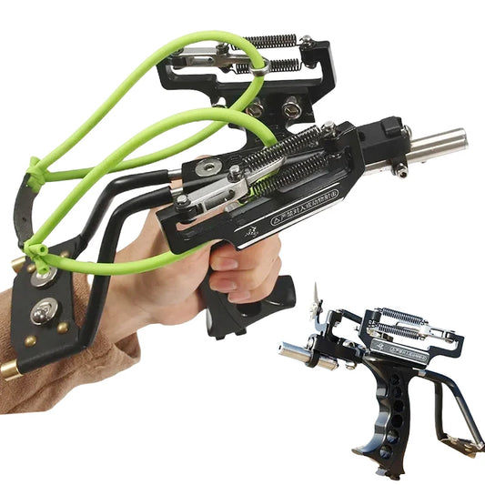 4-color Metal Laser Slingshot Hunting Fishing Professional SlingShot Outdoor Hunting Shooting Sports Powerful Hunting Acessories