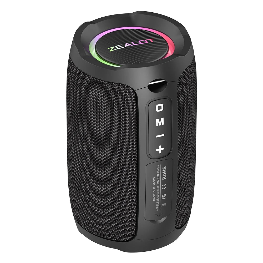 ZEALOT-S49 Portable Bluetooth Speaker 20W IPX7 Waterproof Powerful Sound Box Bass Boost Dual Pairing True Wireles Stereo Outdoor
