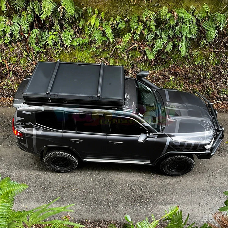 Rooftop Tent Outdoor 1-3Person Aluminum Hard Shell Roof Tent Custom Camping 4x4 Off-road Vehicle Car Hard Shell Pop-up Roof Tent