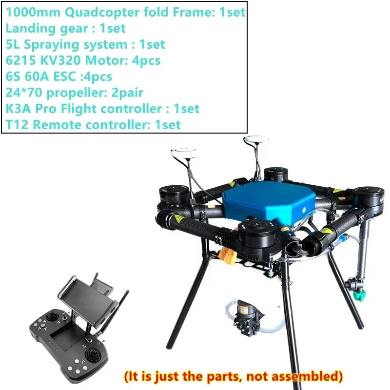 FOR  DIY 5L 5kg Agriculture Drone Pesticide spraying drone